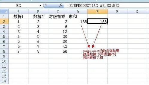 sumproduct函數的使用方法 sumproduct函數如何使用